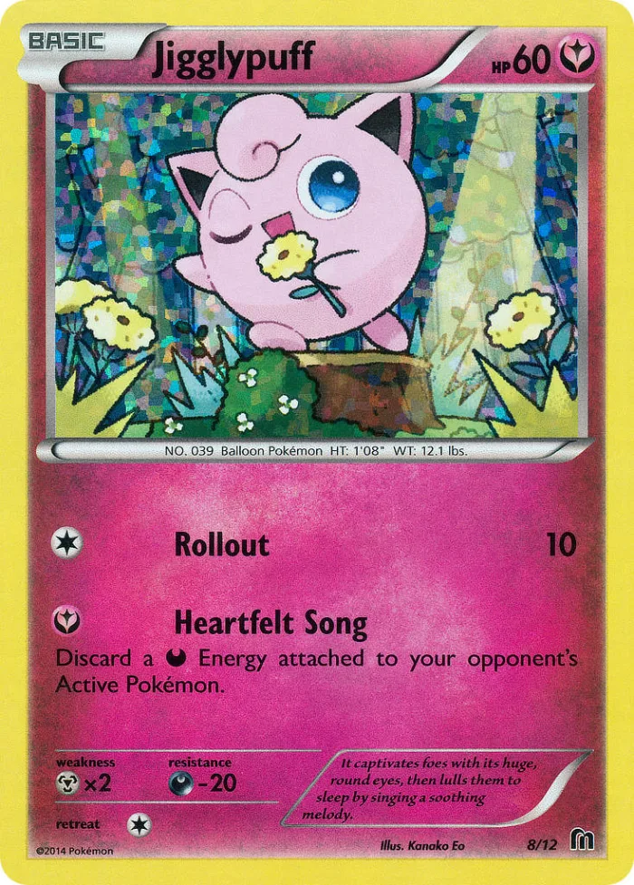 Jigglypuff #8 McDonald's Collection 2016 Pokemon card
