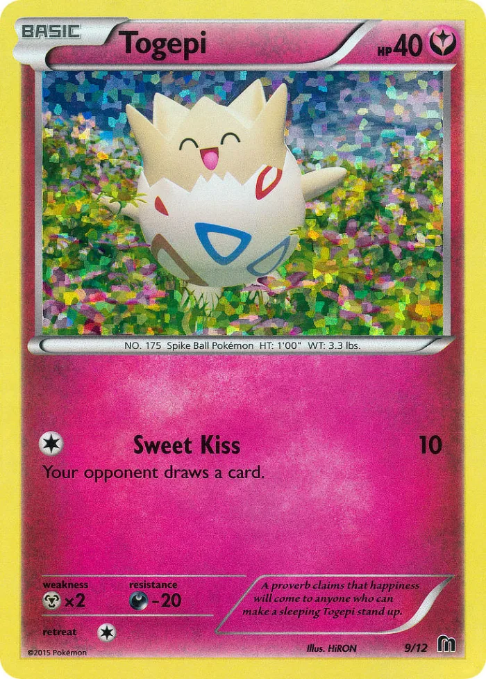 Togepi #9 McDonald's Collection 2016 Pokemon card