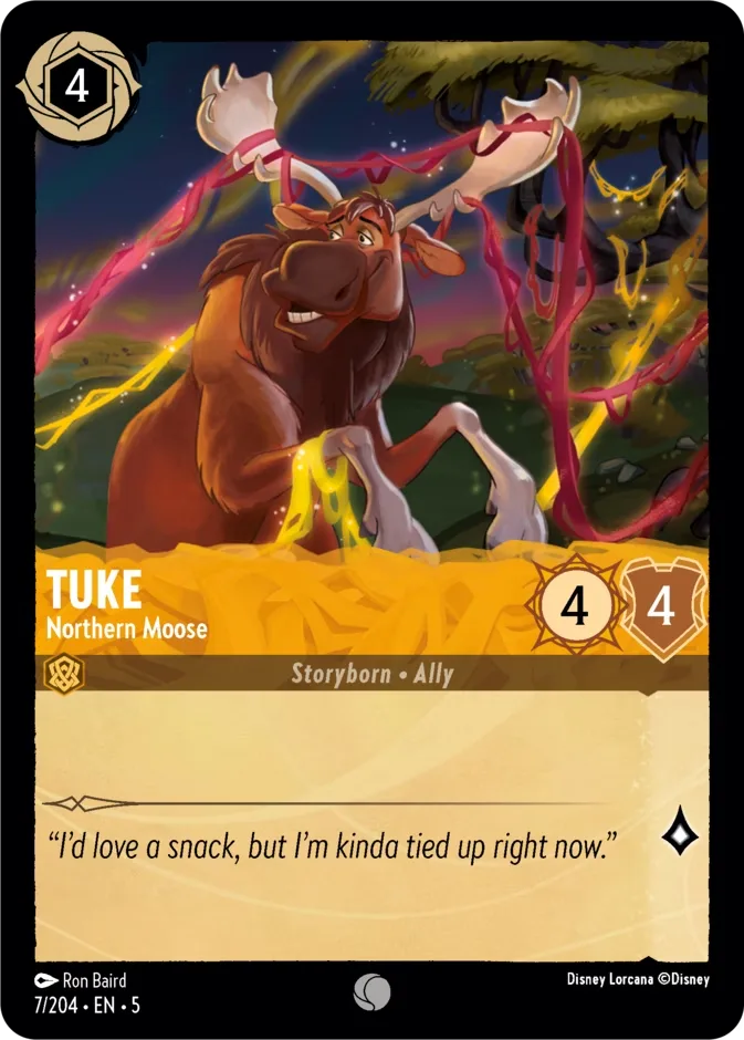 Tuke #7 Shimmering Skies Disney Lorcana card