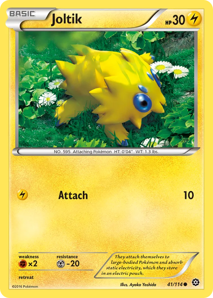 Joltik #41 Steam Siege Pokemon card