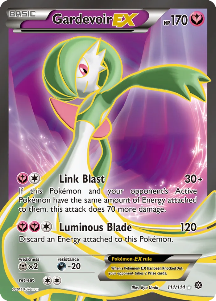 Gardevoir-EX #111 Steam Siege Pokemon card