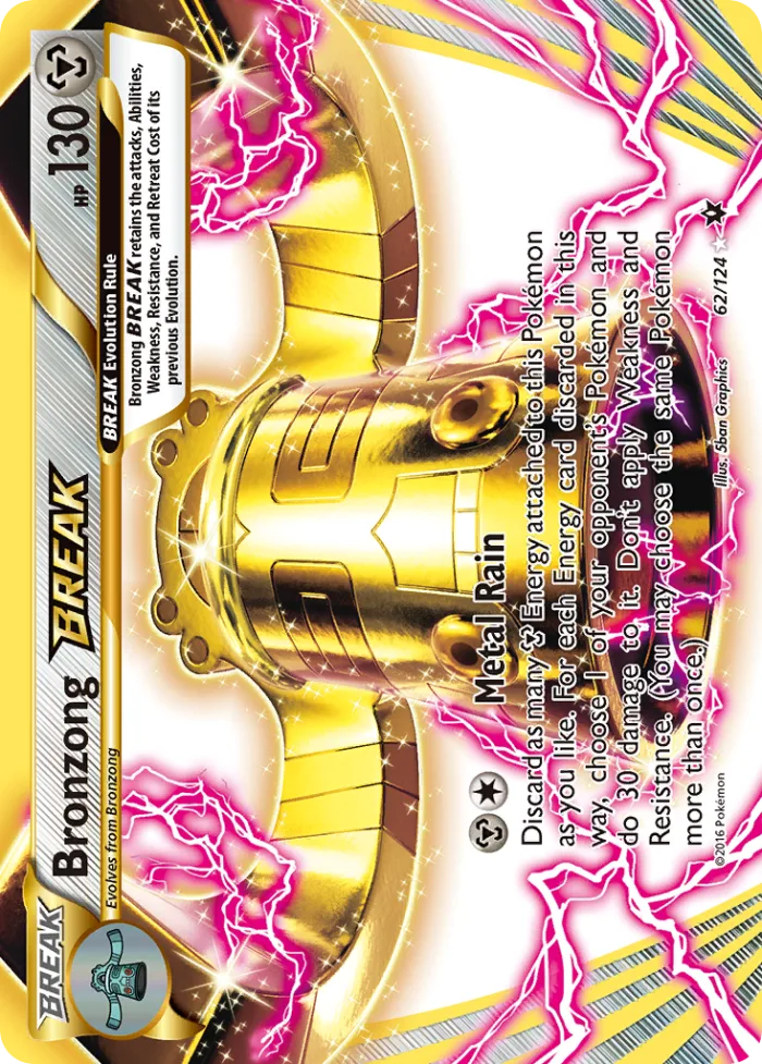 Bronzong BREAK #62 Fates Collide Pokemon card
