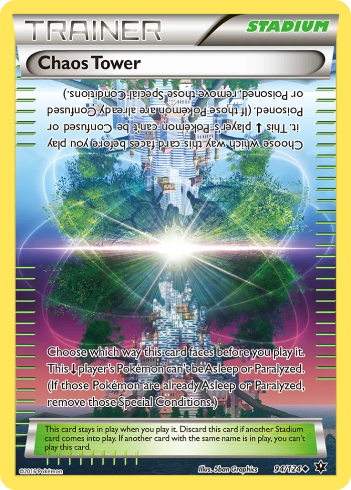 Chaos Tower #94 Fates Collide Pokemon card