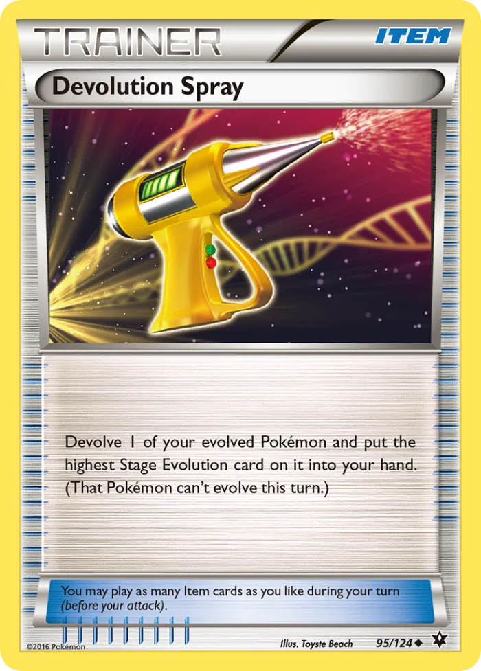 Devolution Spray #95 Fates Collide Pokemon card