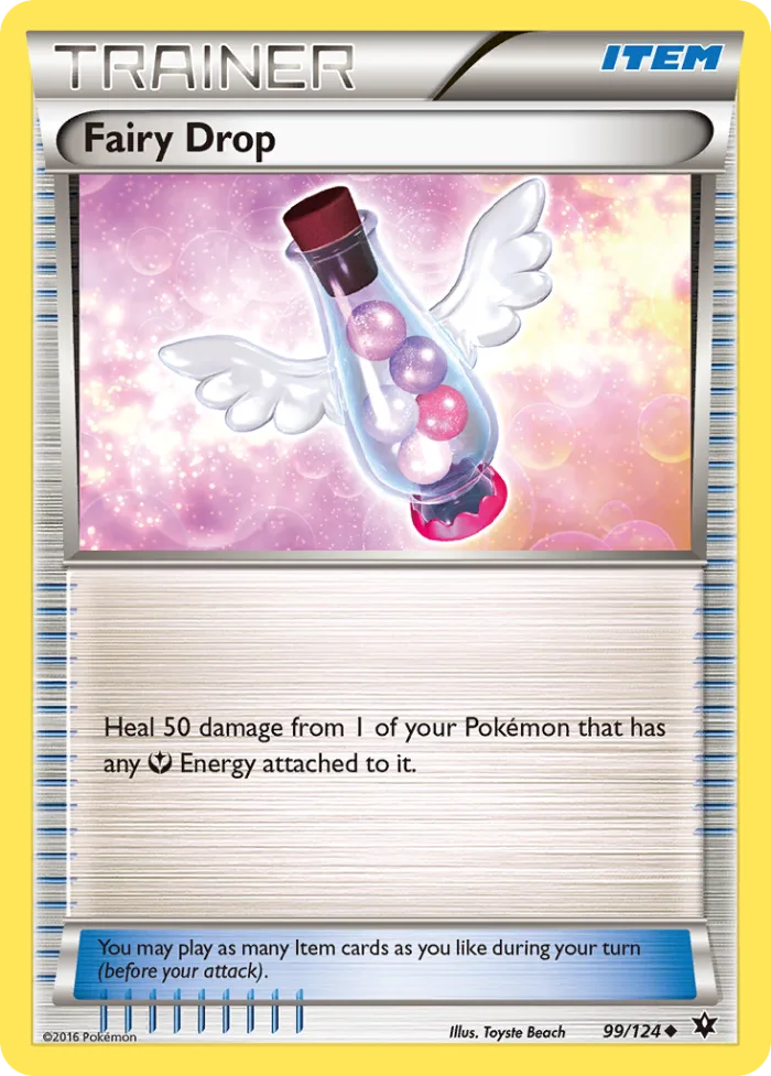 Fairy Drop #99 Fates Collide Pokemon card