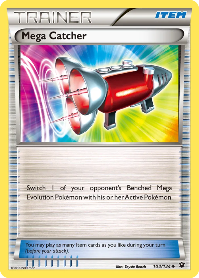 Mega Catcher #104 Fates Collide Pokemon card