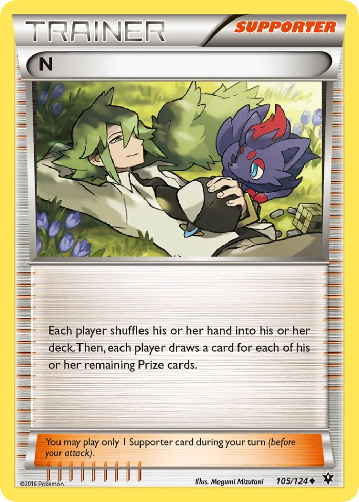 N #105 Fates Collide Pokemon card