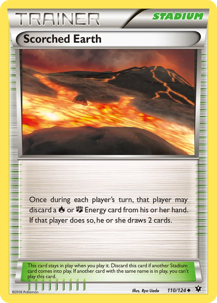 Scorched Earth #110 Fates Collide Pokemon card