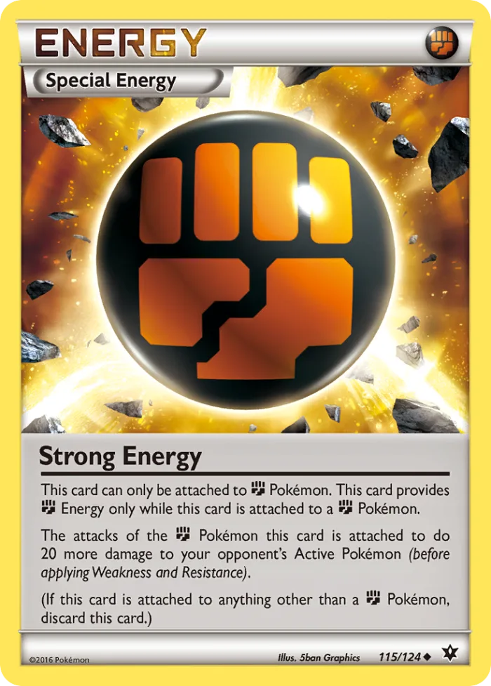 Strong Energy #115 Fates Collide Pokemon card