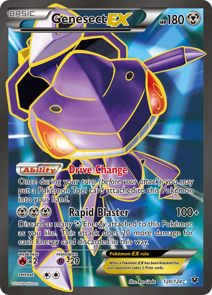 Genesect-EX #120 Fates Collide Pokemon card
