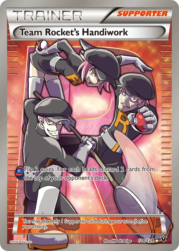 Team Rocket's Handiwork #124 Fates Collide Pokemon card