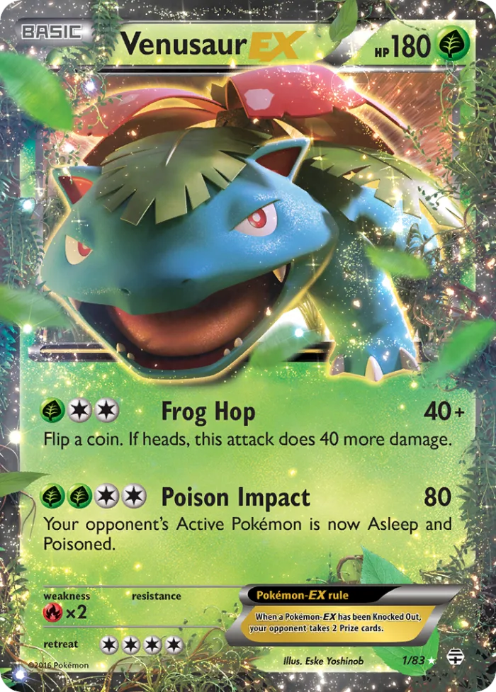 Venusaur-EX #1 Generations Pokemon card