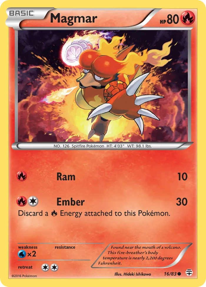 Magmar #16 Generations Pokemon card