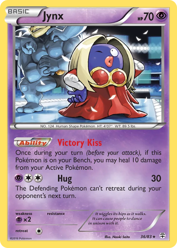 Jynx #36 Generations Pokemon card