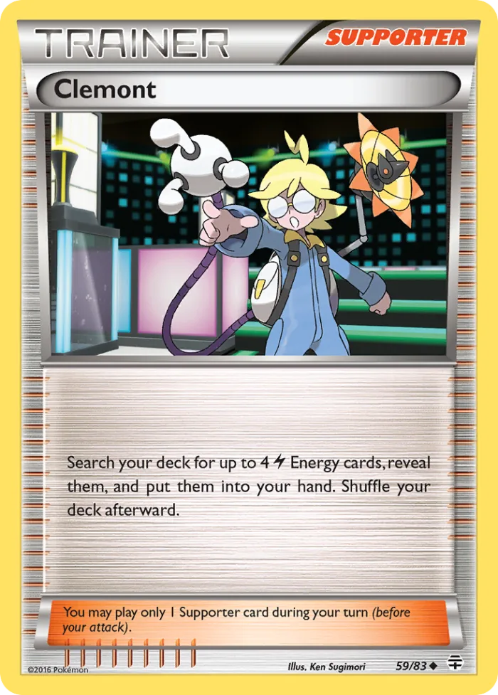 Clemont #59 Generations Pokemon card