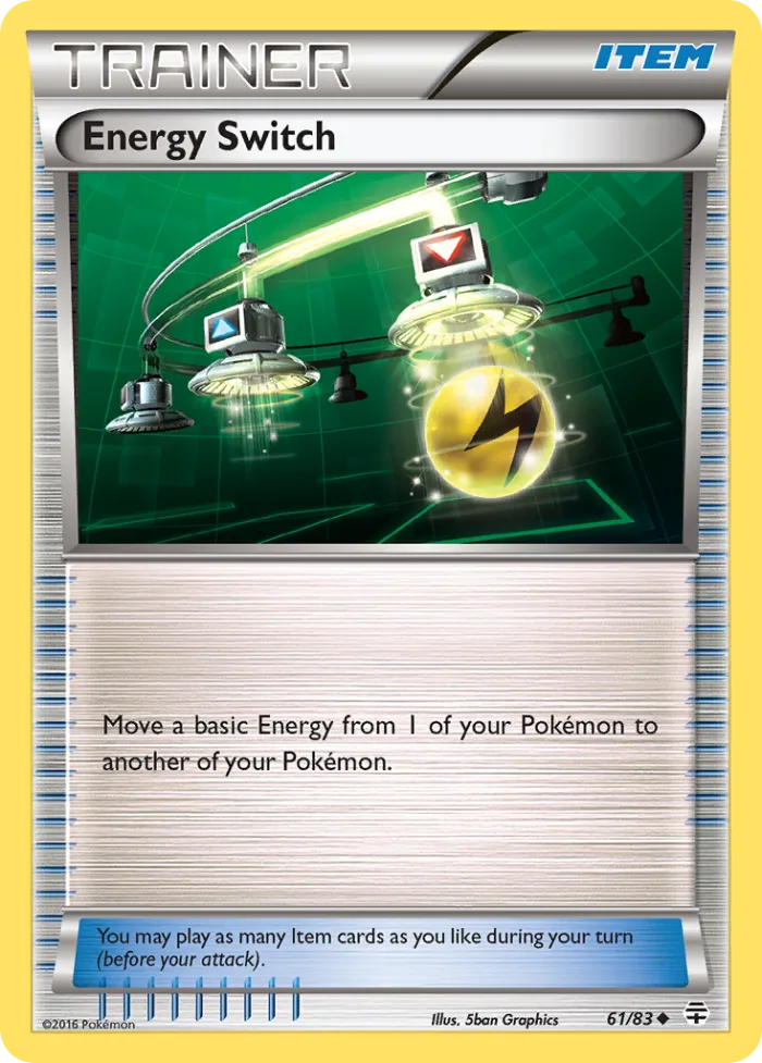 Energy Switch #61 Generations Pokemon card
