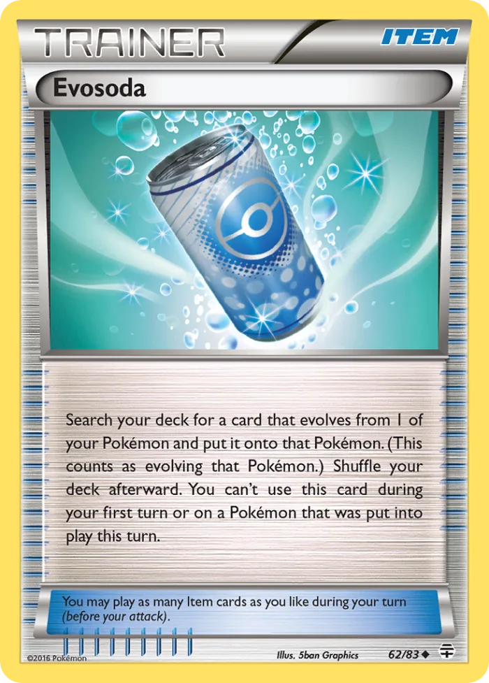 Evosoda #62 Generations Pokemon card