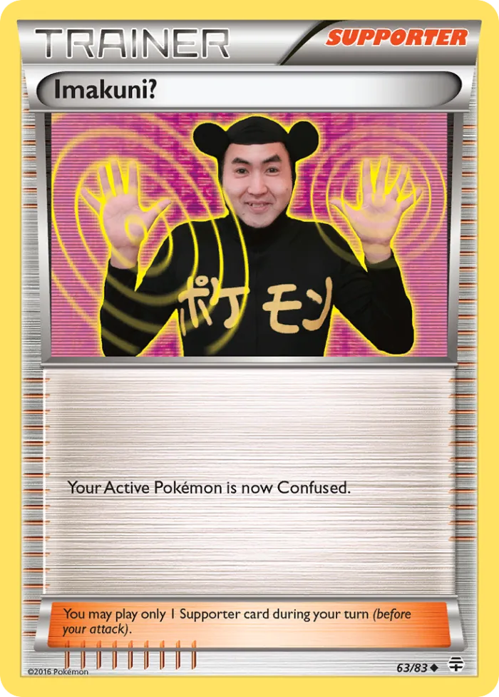 Imakuni? #63 Generations Pokemon card
