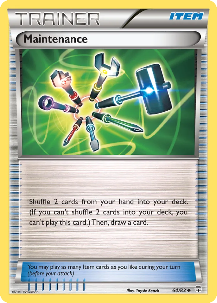 Maintenance #64 Generations Pokemon card
