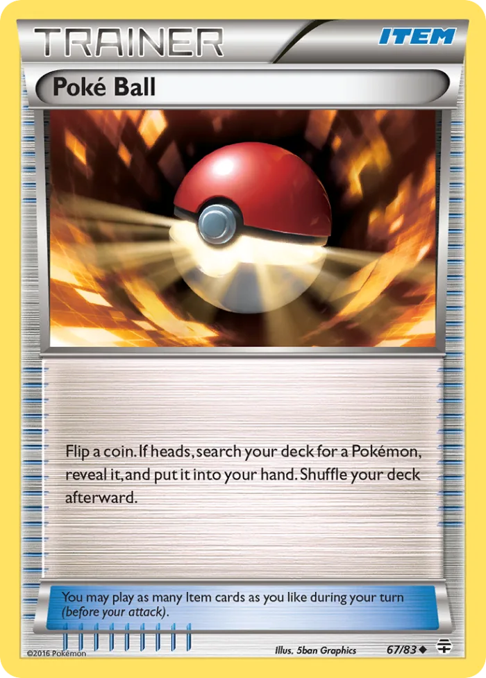 Poké Ball #67 Generations Pokemon card