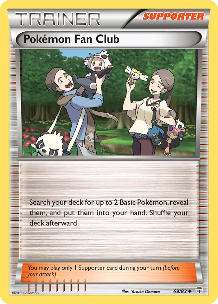 Pokémon Fan Club #69 Generations Pokemon card