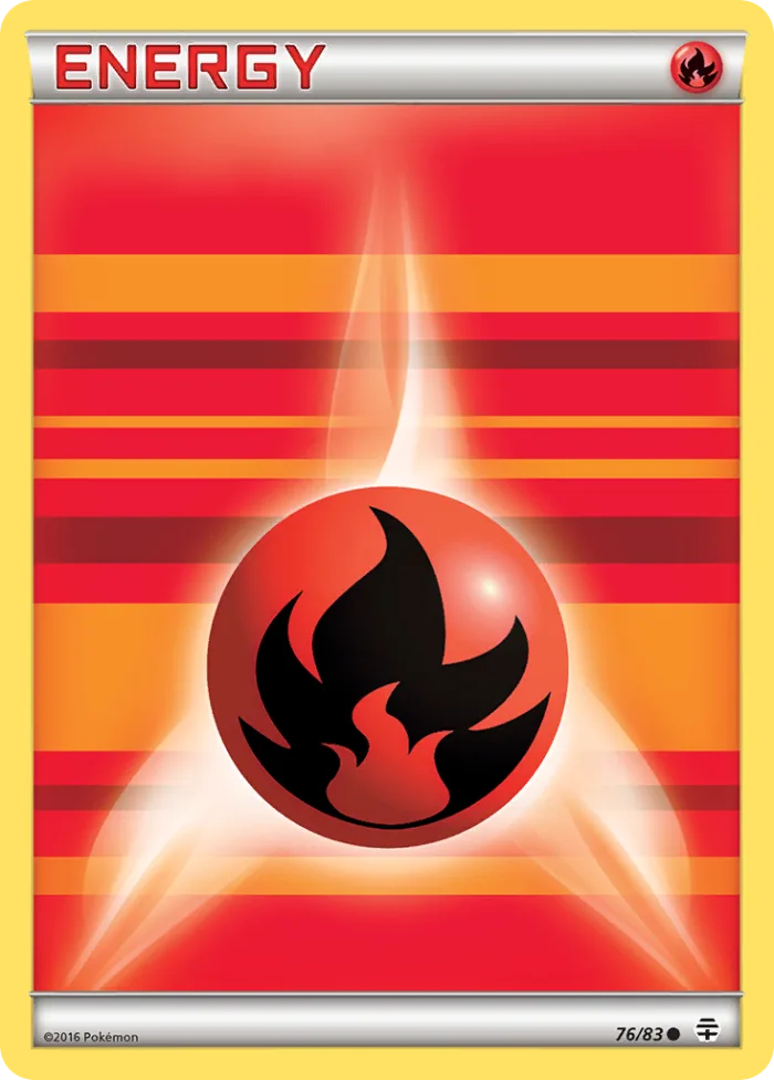 Fire Energy #76 Generations Pokemon card