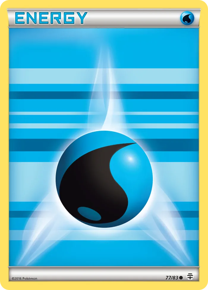 Water Energy #77 Generations Pokemon card