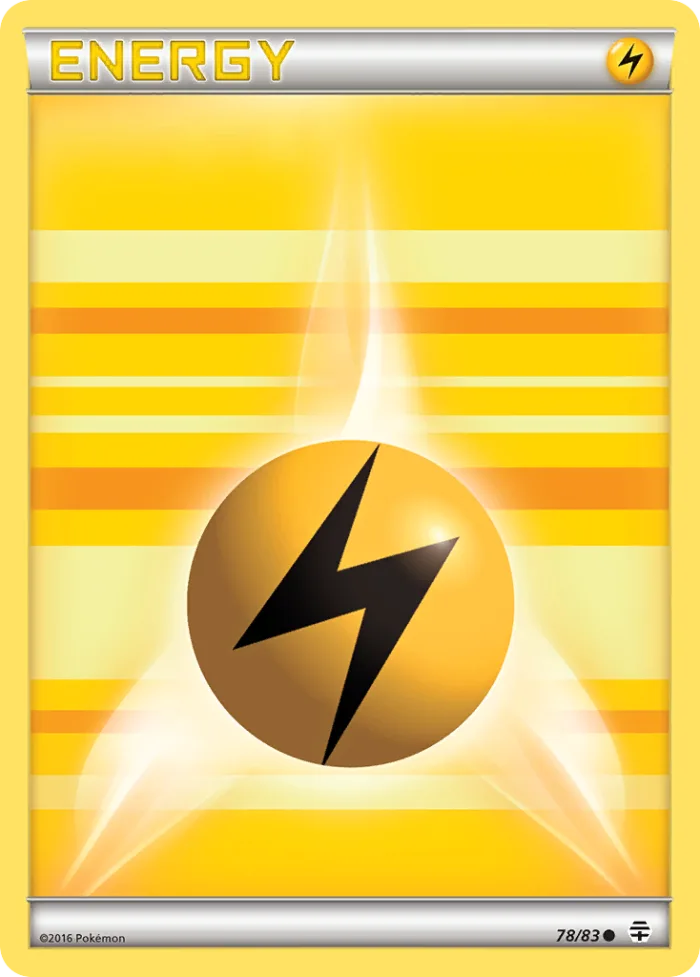 Lightning Energy #78 Generations Pokemon card