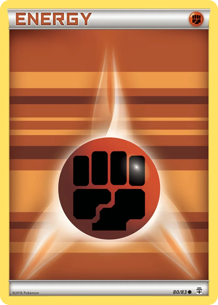 Fighting Energy #80 Generations Pokemon card