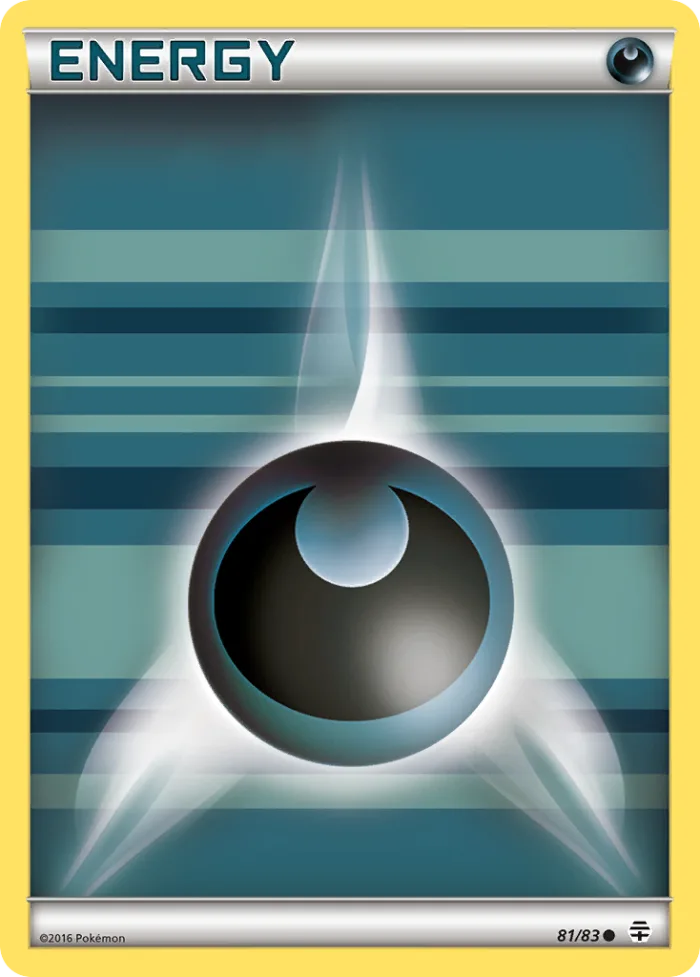 Darkness Energy #81 Generations Pokemon card