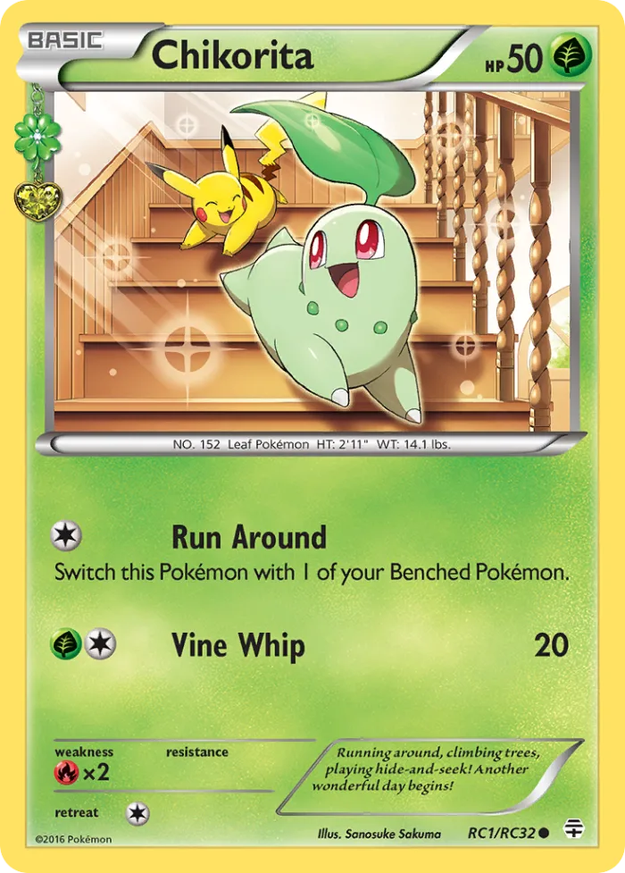 Chikorita #RC1 Generations Pokemon card