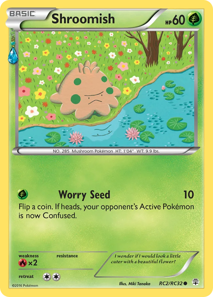 Shroomish #RC2 Generations Pokemon card