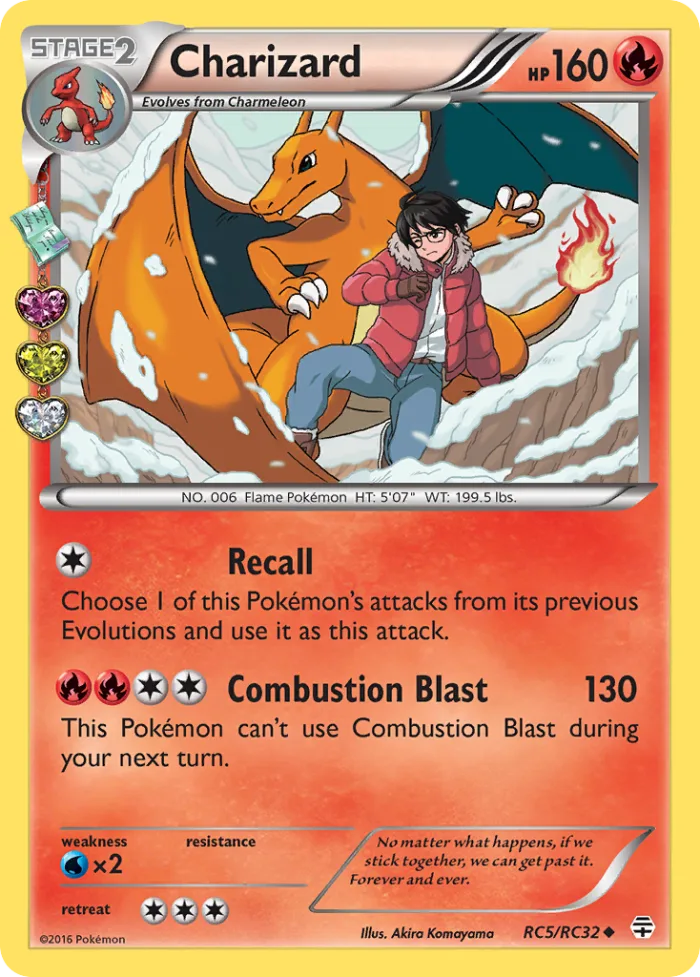 Charizard #RC5 Generations Pokemon card