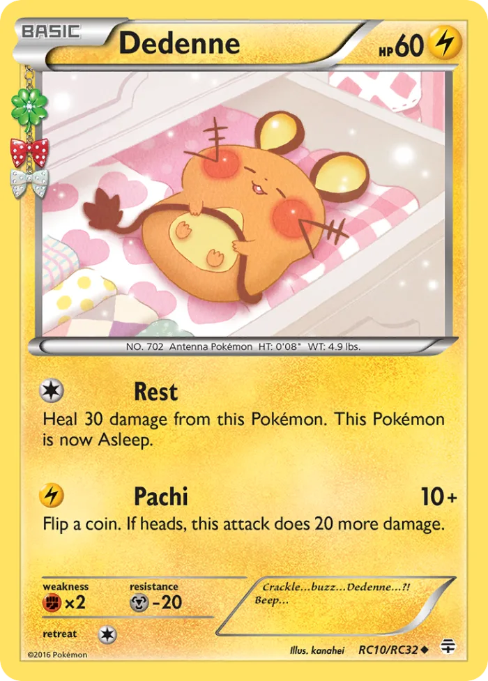 Dedenne #RC10 Generations Pokemon card