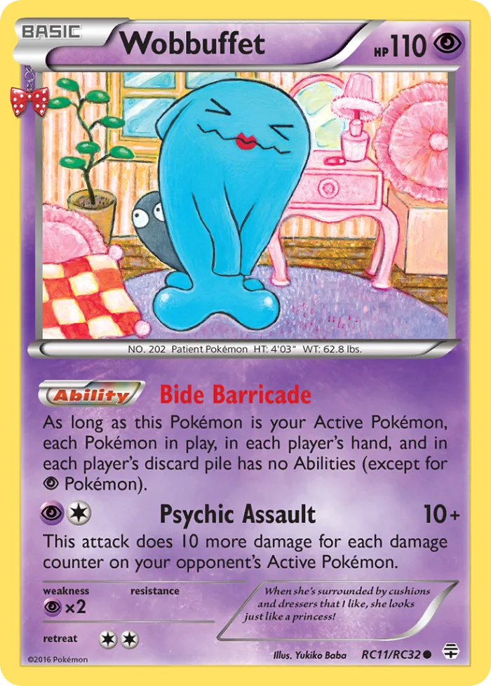 Wobbuffet #RC11 Generations Pokemon card