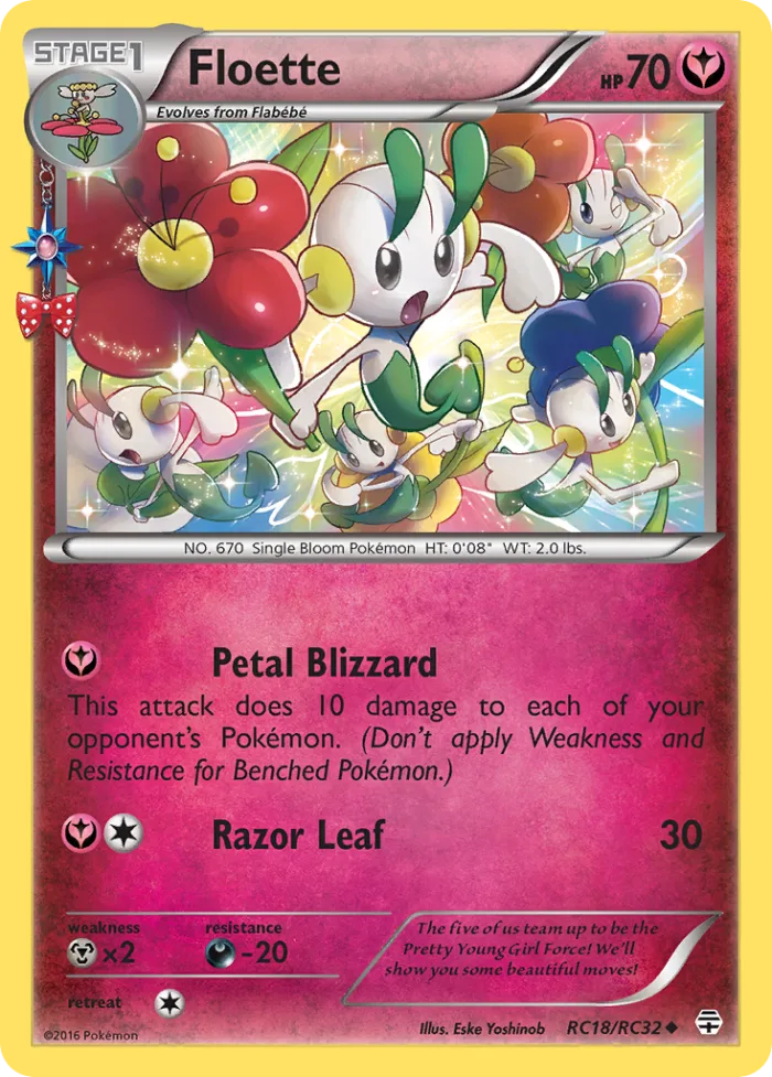 Floette #RC18 Generations Pokemon card