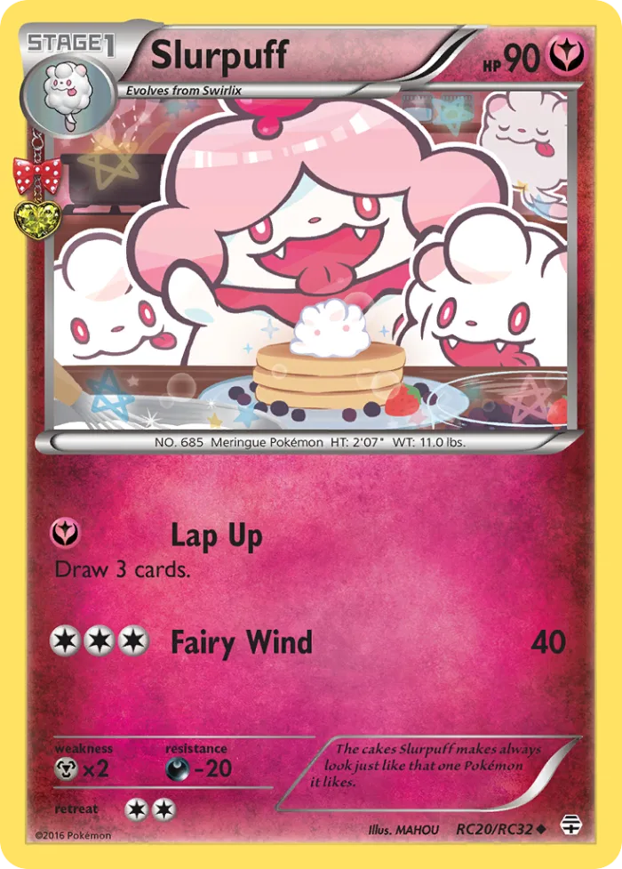Slurpuff #RC20 Generations Pokemon card