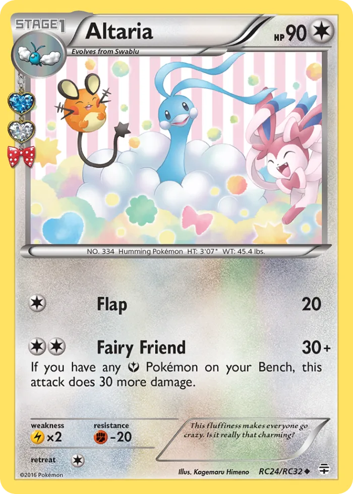 Altaria #RC24 Generations Pokemon card