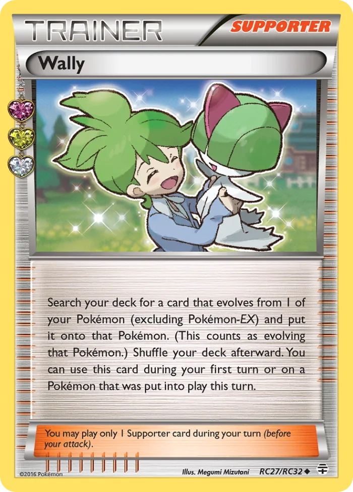 Wally #RC27 Generations Pokemon card