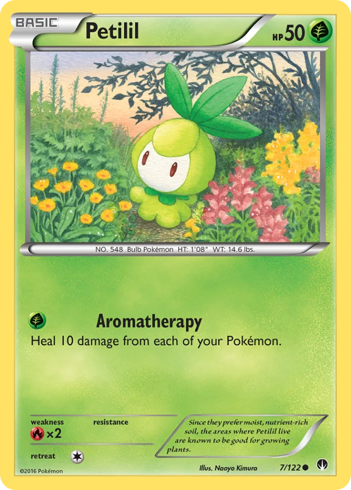 Petilil #7 BREAKpoint Pokemon card