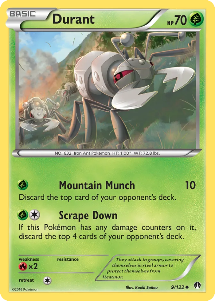 Durant #9 BREAKpoint Pokemon card