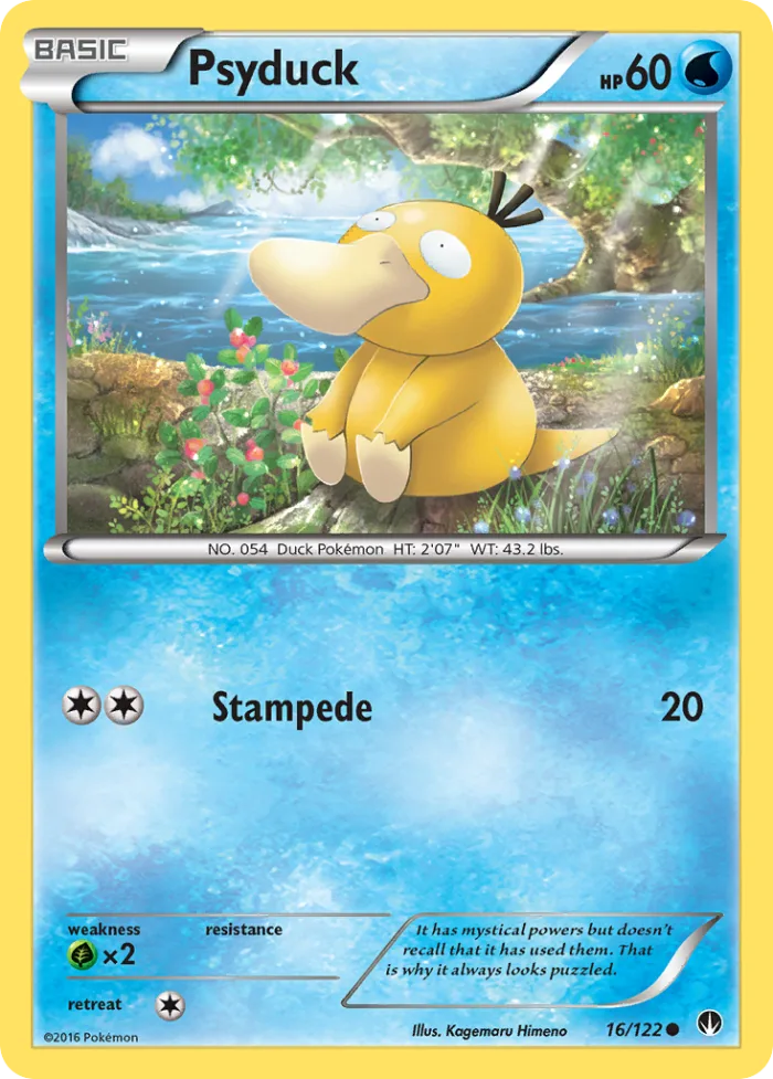 Psyduck #16 BREAKpoint Pokemon card
