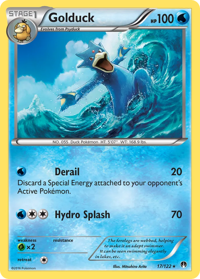 Golduck #17 BREAKpoint Pokemon card