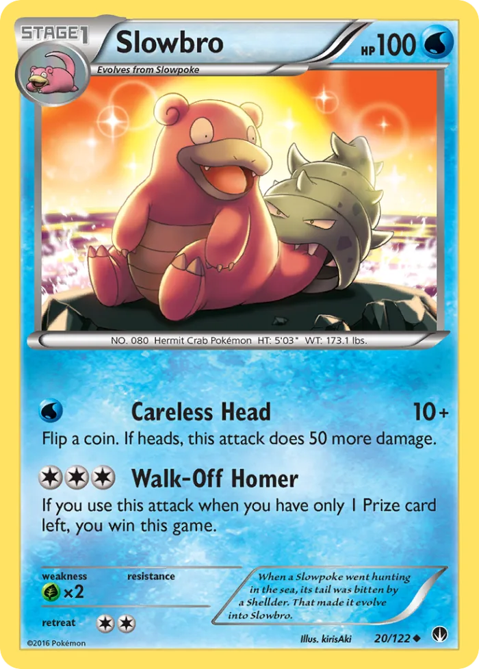 Slowbro #20 BREAKpoint Pokemon card