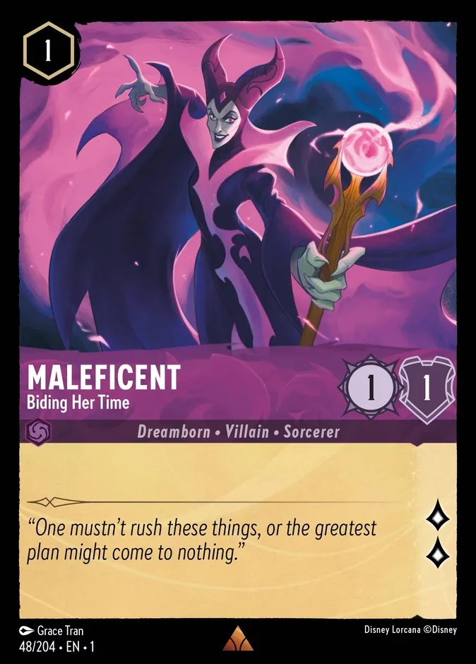 Maleficent #48 The First Chapter Disney Lorcana card