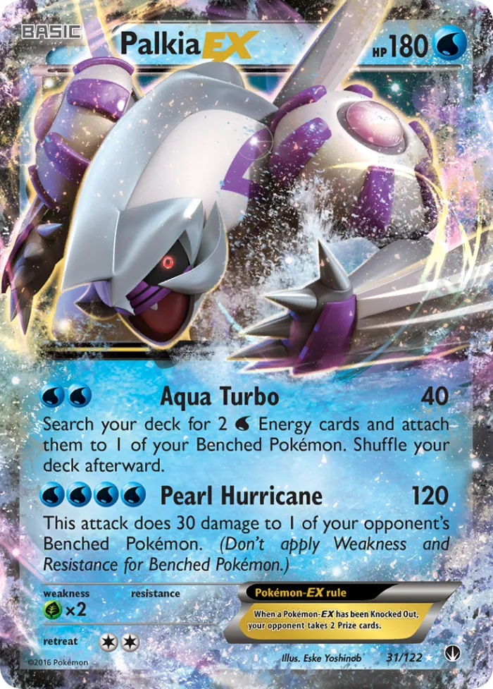 Palkia-EX #31 BREAKpoint Pokemon card