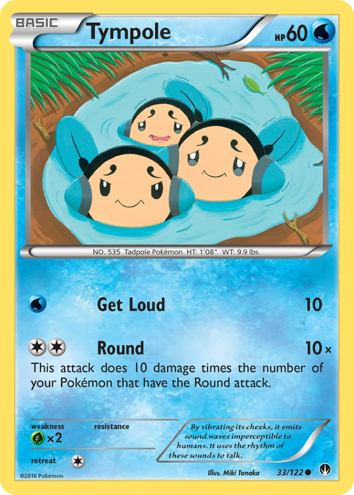 Tympole #33 BREAKpoint Pokemon card