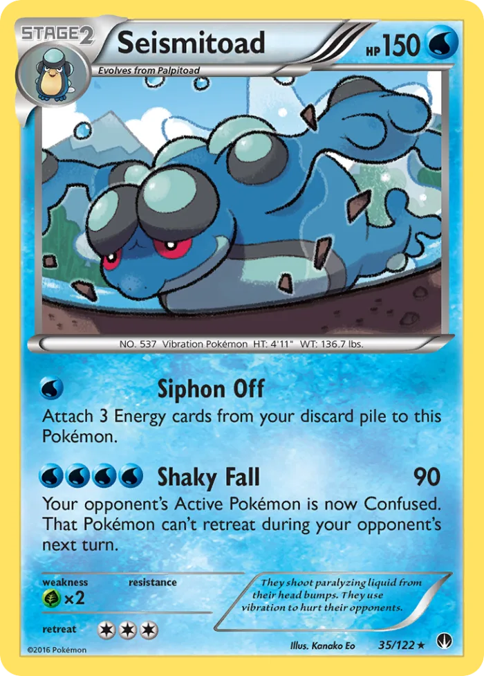 Seismitoad #35 BREAKpoint Pokemon card