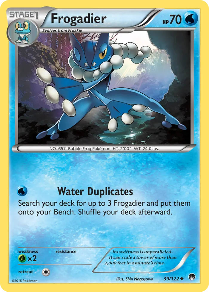 Frogadier #39 BREAKpoint Pokemon card