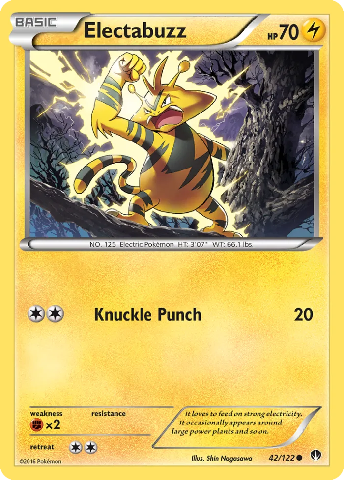Electabuzz #42 BREAKpoint Pokemon card